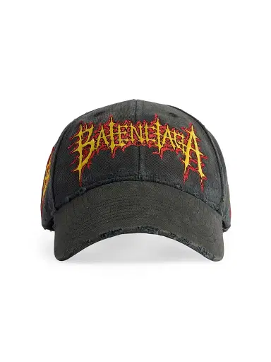 Balenciaga Women's Sacré Cur Cap - Black - Size Medium | Thumbnail 1
