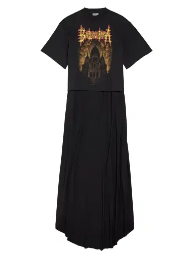 Balenciaga Women's Train T-Shirt - Black - Size Small | Thumbnail 1