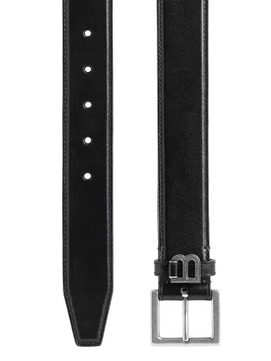 Balenciaga Men's Hourglass Belt - Black - Size 34 | Thumbnail 2