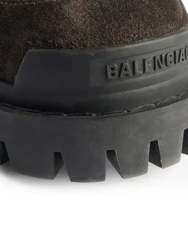Balenciaga Women's Combat Strike Low Boots - Brown Black | Thumbnail 4 Balenciaga Women's Combat Strike Low Boots - Brown Black | Thumbnail 4