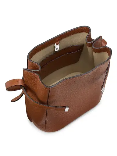 TOTEME Women's Belted Grained-Leather Bucket Bag | Thumbnail 5 TOTEME Women's Belted Grained-Leather Bucket Bag | Thumbnail 5