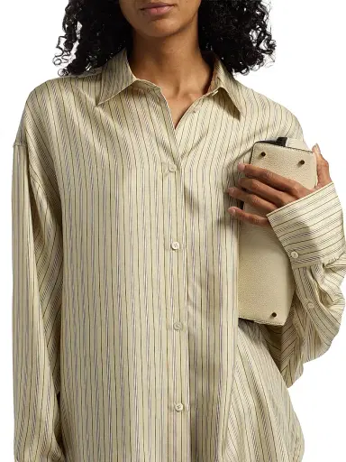 TOTEME Women's Oversized Striped Shirt | Thumbnail 6 TOTEME Women's Oversized Striped Shirt | Thumbnail 6