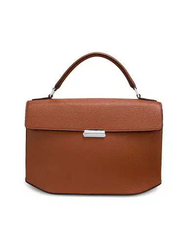 TOTEME Women's Grained Leather Top Handle Bag | Thumbnail 1 TOTEME Women's Grained Leather Top Handle Bag | Thumbnail 1