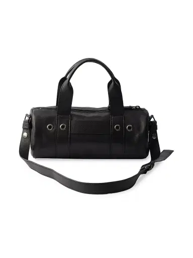 Prada Women's Route Leather Top-Handle Bag - Black | Thumbnail 5 Prada Women's Route Leather Top-Handle Bag - Black | Thumbnail 5