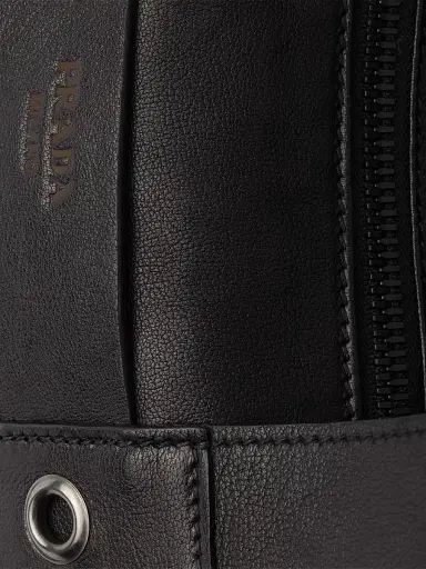 Prada Women's Route Leather Top-Handle Bag - Black | Thumbnail 8 Prada Women's Route Leather Top-Handle Bag - Black | Thumbnail 8