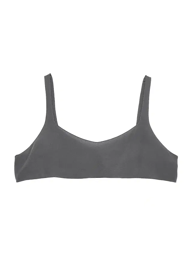 Prada Women's Crepe De Chine Top - Grey