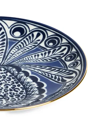 La DoubleJ Side Plate - Big Pineapple Blue | Thumbnail 3 La DoubleJ Side Plate - Big Pineapple Blue | Thumbnail 3