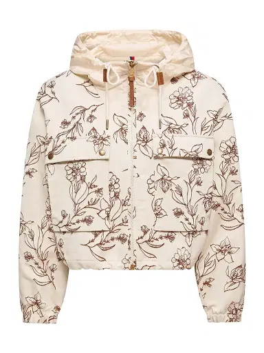 Moncler Women's Nepeta Jacket - White Brown | Thumbnail 1