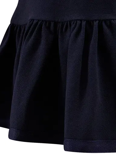 Moncler Little Girl's & Girl's Dress in Cotton Piquet - Navy Blue - Size 14 | Thumbnail 4 Moncler Little Girl's & Girl's Dress in Cotton Piquet - Navy Blue - Size 14 | Thumbnail 4