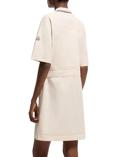 Moncler Women's Dress in Cotton - Beige - Size Large | Thumbnail 3