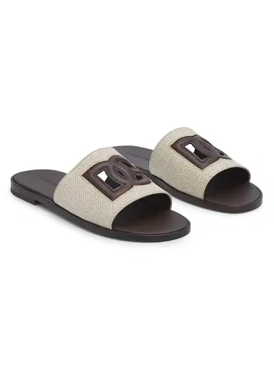 Dolce & Gabbana Men's Logo Sandals | Thumbnail 2 Dolce & Gabbana Men's Logo Sandals | Thumbnail 2