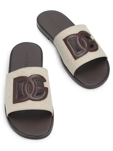 Dolce & Gabbana Men's Logo Sandals | Thumbnail 4 Dolce & Gabbana Men's Logo Sandals | Thumbnail 4