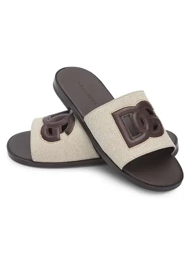 Dolce & Gabbana Men's Logo Sandals | Thumbnail 5 Dolce & Gabbana Men's Logo Sandals | Thumbnail 5