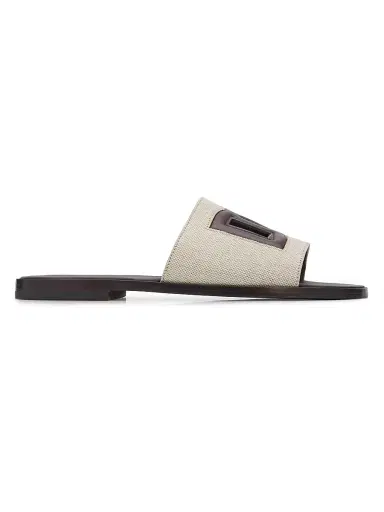 Dolce & Gabbana Men's Logo Sandals | Thumbnail 1 Dolce & Gabbana Men's Logo Sandals | Thumbnail 1