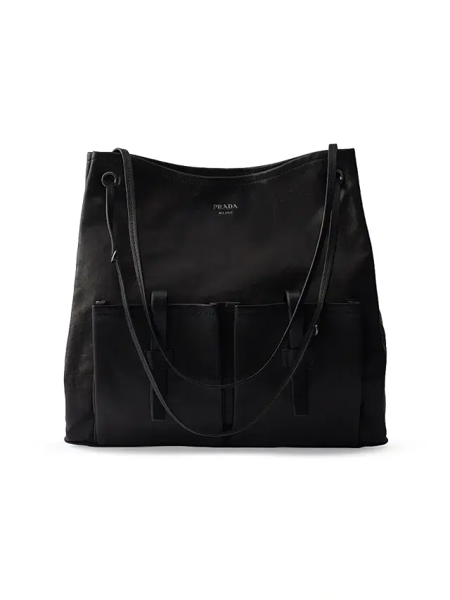 Prada Women's Route  Leather Shoulder Bag - Black