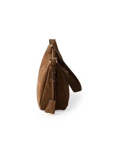Prada Women's Aimee Nubuck Leather Shoulder Bag - Brown | Thumbnail 5 Prada Women's Aimee Nubuck Leather Shoulder Bag - Brown | Thumbnail 5