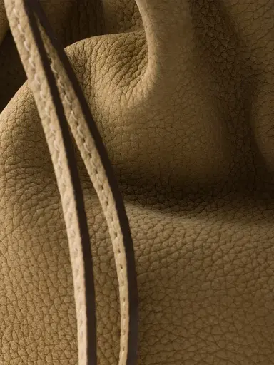 Prada Women's Bonnie Large Nubuck Leather Shoulder Bag - Beige Khaki | Thumbnail 7 Prada Women's Bonnie Large Nubuck Leather Shoulder Bag - Beige Khaki | Thumbnail 7
