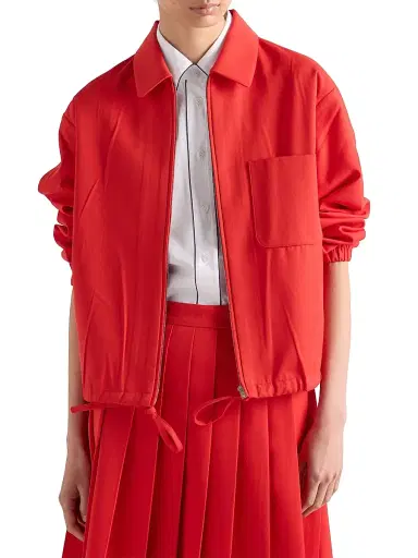 Prada Women's Short-Sleeved Poplin Shirt - White - Size 2 | Thumbnail 2 Prada Women's Short-Sleeved Poplin Shirt - White - Size 2 | Thumbnail 2