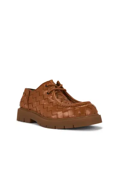 Bottega Veneta Deep Calf Weave Haddock Lace Up | Thumbnail 2