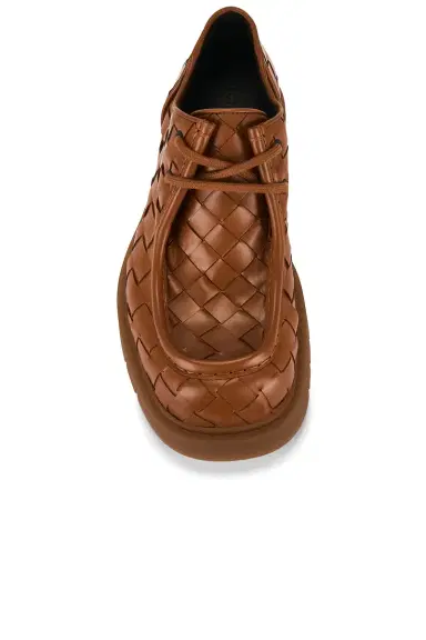 Bottega Veneta Deep Calf Weave Haddock Lace Up | Thumbnail 4