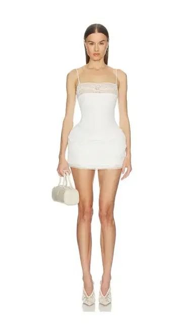 Magda Butrym Sleeveless Ruched Mini Dress | Thumbnail 1 Magda Butrym Sleeveless Ruched Mini Dress | Thumbnail 1