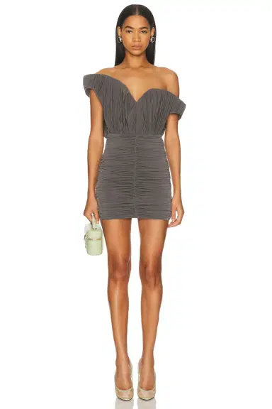 Magda Butrym Asymmetric Off The Shoulder Dress | Thumbnail 3