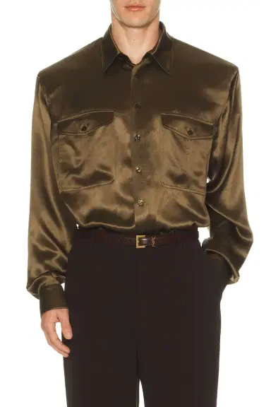 Saint Laurent Long Sleeve Shirt | Thumbnail 1 Saint Laurent Long Sleeve Shirt | Thumbnail 1