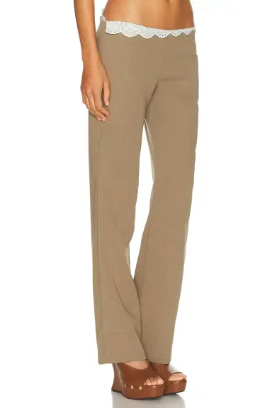 Magda Butrym Scallop Waist Trouser | Thumbnail 4