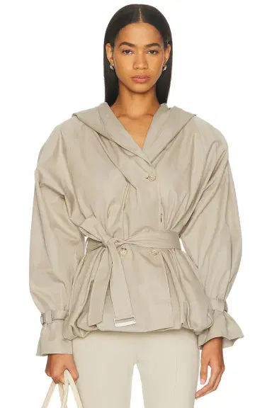 Magda Butrym Belted Trench Jacket | Thumbnail 1 Magda Butrym Belted Trench Jacket | Thumbnail 1