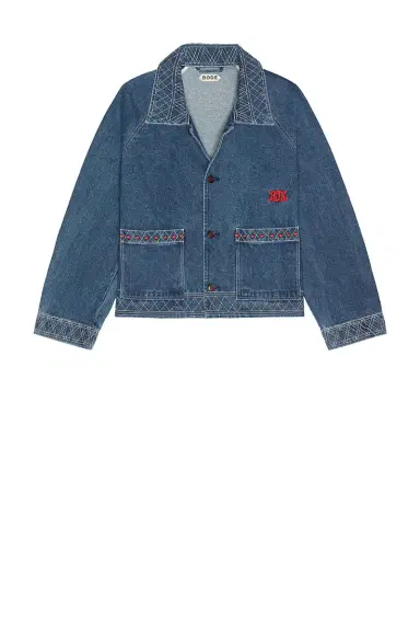 BODE Embroidered Denim Jacket | Thumbnail 4 BODE Embroidered Denim Jacket | Thumbnail 4