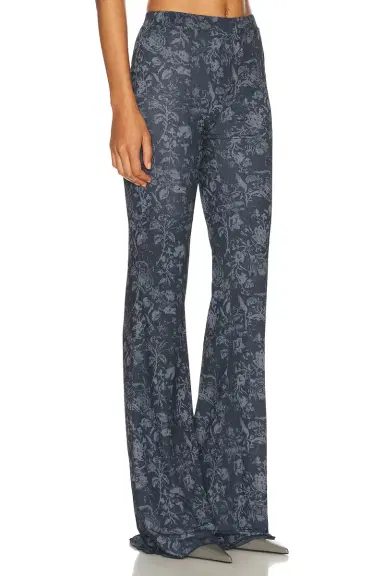 Jade Cropper Flared Mesh Trouser | Thumbnail 2 Jade Cropper Flared Mesh Trouser | Thumbnail 2