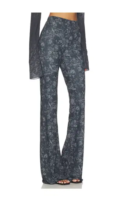 Jade Cropper Flared Mesh Trouser | Thumbnail 8 Jade Cropper Flared Mesh Trouser | Thumbnail 8