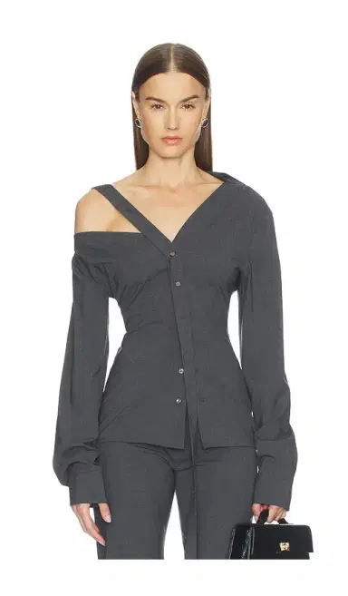 Jade Cropper Asymmetric Long Sleeve Top | Thumbnail 1