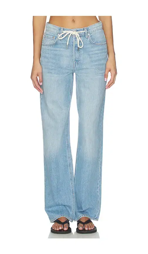 GRLFRND Bella Low Rise Boyfriend Drawstring