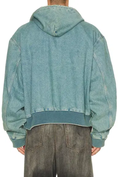 Vetements Hooded Workwear Denim Jacket | Thumbnail 2 Vetements Hooded Workwear Denim Jacket | Thumbnail 2