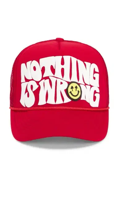 Happy Caps Nothing Is Wrong Trucker Hat | Thumbnail 1