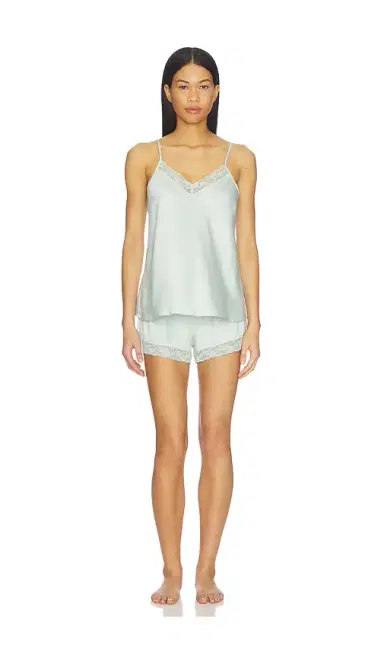 Flora Nikrooz Sonia Travel Set Solid Wrap And Cami Set With Lace | Thumbnail 2 Flora Nikrooz Sonia Travel Set Solid Wrap And Cami Set With Lace | Thumbnail 2