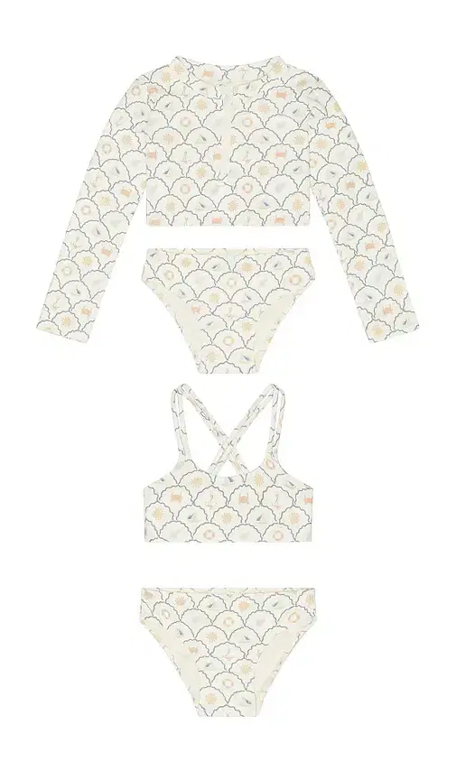 Rylee + Cru Crop Rashguard Set