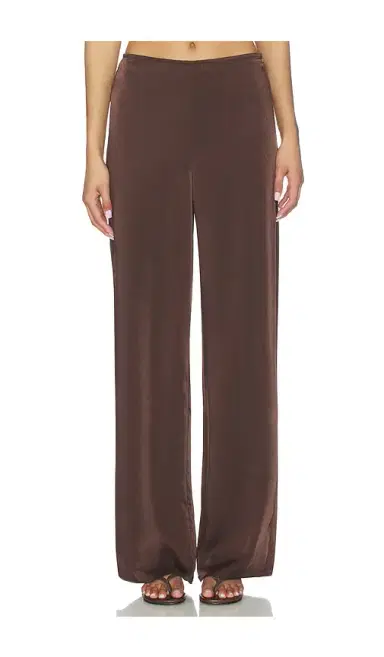Bardot Devin Mid Rise Satin Pant | Thumbnail 1 Bardot Devin Mid Rise Satin Pant | Thumbnail 1