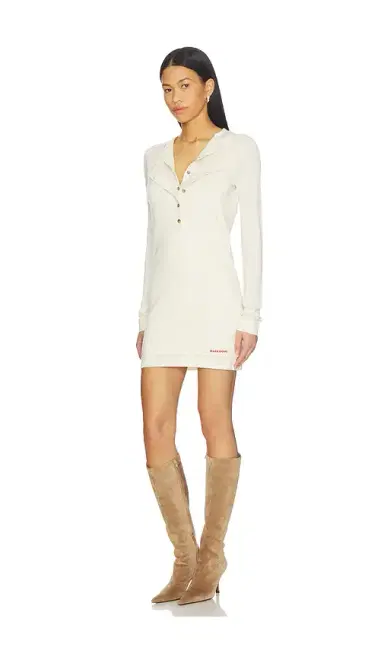Markgong Sheath Henley Neckline Dress | Thumbnail 2