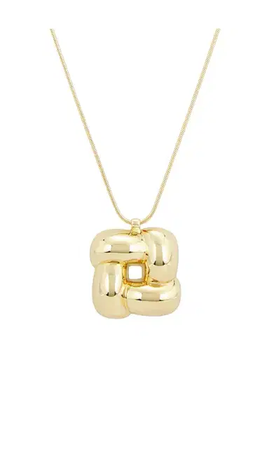 Jenny Bird Woven Square Pendant Necklace | Thumbnail 2