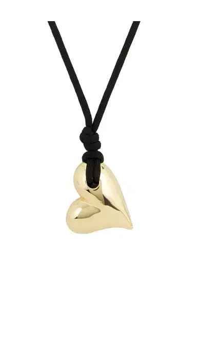 Jenny Bird Art Heart On A String Necklace | Thumbnail 2 Jenny Bird Art Heart On A String Necklace | Thumbnail 2