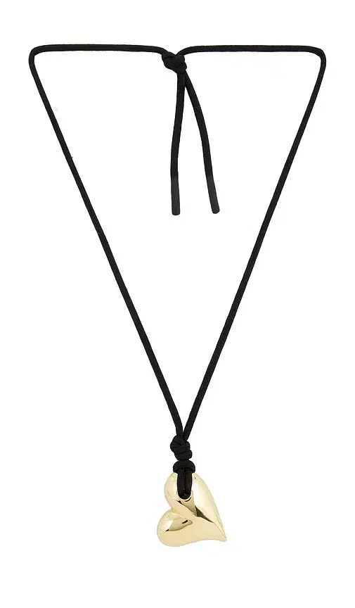 Jenny Bird Art Heart On A String Necklace