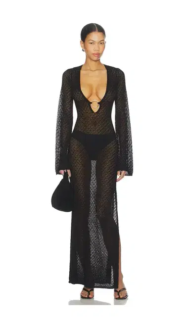 Bardot Bryn Crochet Maxi Dress | Thumbnail 1 Bardot Bryn Crochet Maxi Dress | Thumbnail 1