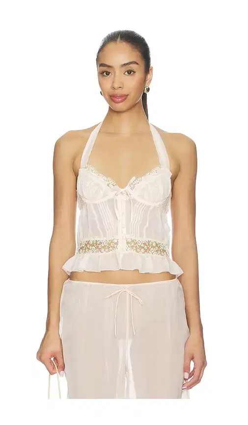 Gilded Lace Bustier