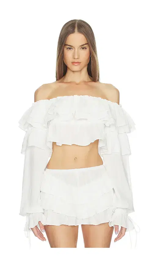 LOBA Iliana Ruffle Top