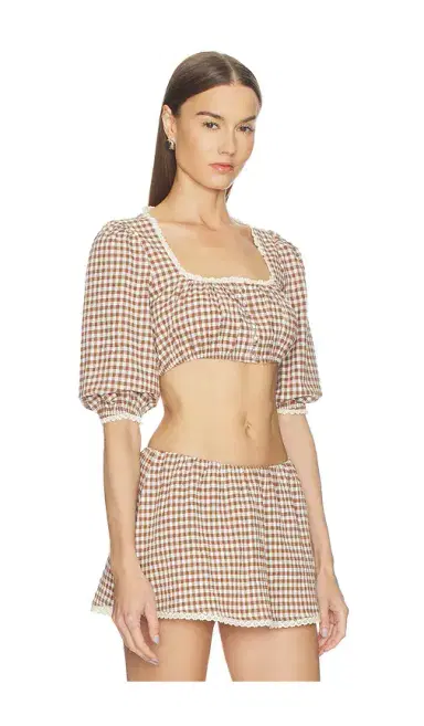 LOBA Ann Gingham Top | Thumbnail 2