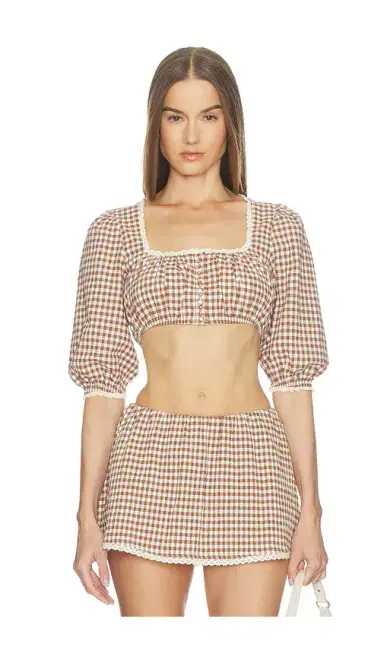 LOBA Ann Gingham Top | Thumbnail 1