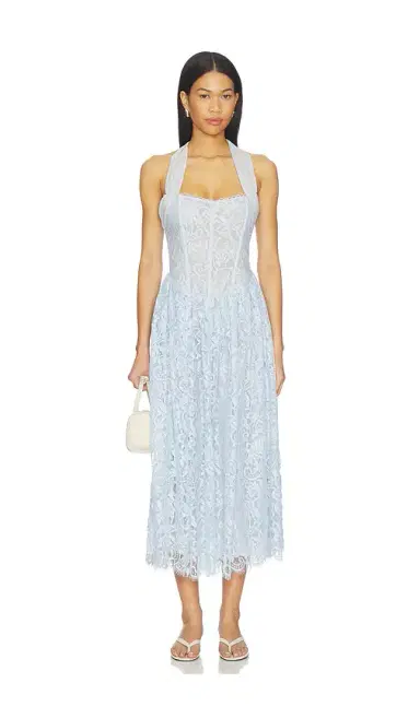 For Love & Lemons Lakeside Midi Dress | Thumbnail 1 For Love & Lemons Lakeside Midi Dress | Thumbnail 1
