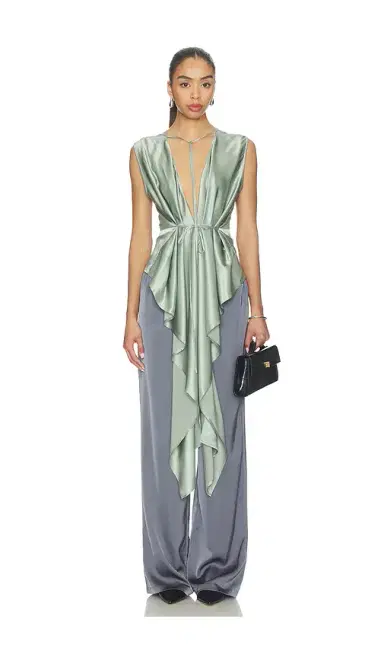 Helmut Lang Scarf Drape Top | Thumbnail 1